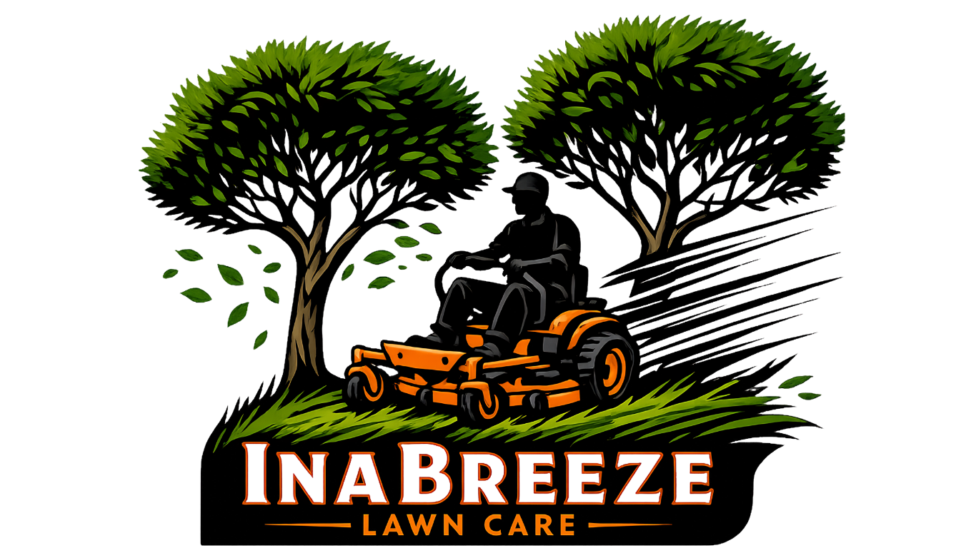 In A Breeze Lawn Care logo